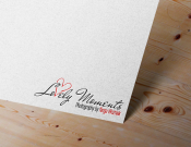 Projekt graficzny, nazwa firmy, tworzenie logo firm Lovely Moments Photography  - pixel