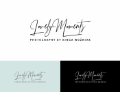 Projekt graficzny, nazwa firmy, tworzenie logo firm Lovely Moments Photography  - Berta