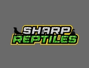 Projekt graficzny, nazwa firmy, tworzenie logo firm Logo z gadami strona Sharp Reptiles - ManyWaysKr