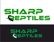 Projekt graficzny, nazwa firmy, tworzenie logo firm Logo z gadami strona Sharp Reptiles - malutka2021