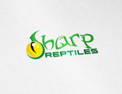 Projekt graficzny, nazwa firmy, tworzenie logo firm Logo z gadami strona Sharp Reptiles - Blanker