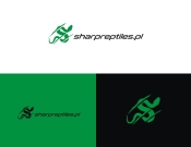 Projekt graficzny, nazwa firmy, tworzenie logo firm Logo z gadami strona Sharp Reptiles - JEDNOSTKA  KREATYWNA