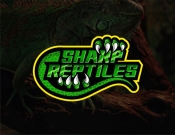 Projekt graficzny, nazwa firmy, tworzenie logo firm Logo z gadami strona Sharp Reptiles - wediash
