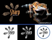 Projekt graficzny, nazwa firmy, tworzenie logo firm Logo z gadami strona Sharp Reptiles - Nico69c