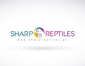 Projekt graficzny, nazwa firmy, tworzenie logo firm Logo z gadami strona Sharp Reptiles - baang