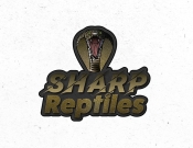 Projekt graficzny, nazwa firmy, tworzenie logo firm Logo z gadami strona Sharp Reptiles - Piotr_dtp