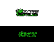Projekt graficzny, nazwa firmy, tworzenie logo firm Logo z gadami strona Sharp Reptiles - czaqq
