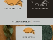Projekt graficzny, nazwa firmy, tworzenie logo firm Logo z gadami strona Sharp Reptiles - victoire 