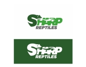 Projekt graficzny, nazwa firmy, tworzenie logo firm Logo z gadami strona Sharp Reptiles - ZimmerStudio