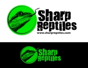 Projekt graficzny, nazwa firmy, tworzenie logo firm Logo z gadami strona Sharp Reptiles - timur