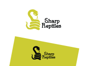 Projekt graficzny, nazwa firmy, tworzenie logo firm Logo z gadami strona Sharp Reptiles - tunada