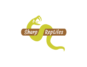 Projekt graficzny, nazwa firmy, tworzenie logo firm Logo z gadami strona Sharp Reptiles - tunada