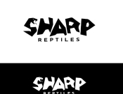 Projekt graficzny, nazwa firmy, tworzenie logo firm Logo z gadami strona Sharp Reptiles - kati16