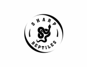 Projekt graficzny, nazwa firmy, tworzenie logo firm Logo z gadami strona Sharp Reptiles - AK Graphic