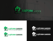 Projekt graficzny, nazwa firmy, tworzenie logo firm Logo dla Luxform Garden - czaqq