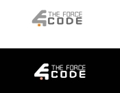 Projekt graficzny, nazwa firmy, tworzenie logo firm Logo Software House THE FORCE CODE - czarna303