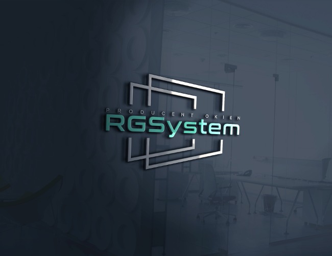 Projektowanie logo dla firm,  Logo dla producenta okien, logo firm - RGSystem