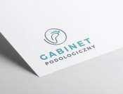 Projekt graficzny, nazwa firmy, tworzenie logo firm Gabinet podologiczny  - stone