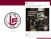 Projekt graficzny, nazwa firmy, tworzenie logo firm Logo social mediów Last tank of fuel - Mascot