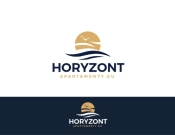 Projekt graficzny, nazwa firmy, tworzenie logo firm Logo firmy Horyzontapartamenty.eu - stone