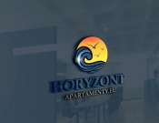 Projekt graficzny, nazwa firmy, tworzenie logo firm Logo firmy Horyzontapartamenty.eu - Voron 2021