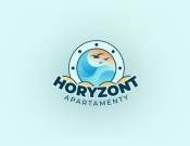 Projekt graficzny, nazwa firmy, tworzenie logo firm Logo firmy Horyzontapartamenty.eu - DamienDesign