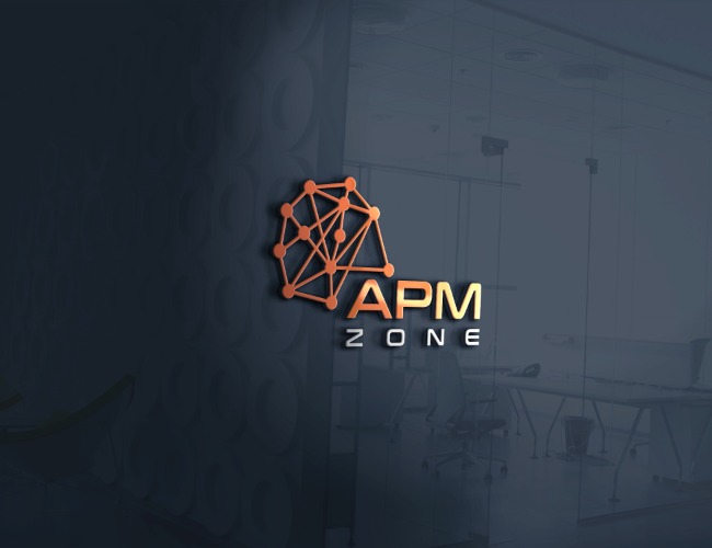 Projektowanie logo dla firm,  Logo dla firmy apm.zone, logo firm - Zero