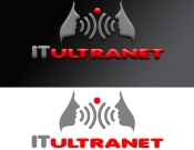 Projekt graficzny, nazwa firmy, tworzenie logo firm Logo dla firmy IT Ultranet - wafelotto