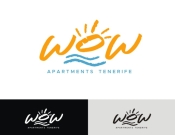 Projekt graficzny, nazwa firmy, tworzenie logo firm logo dla apartamentu na Teneryfie - JEDNOSTKA  KREATYWNA