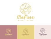 Projekt graficzny, nazwa firmy, tworzenie logo firm logo dla gabinetu masażu twarzy - JEDNOSTKA  KREATYWNA