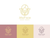 Projekt graficzny, nazwa firmy, tworzenie logo firm logo dla gabinetu masażu twarzy - JEDNOSTKA  KREATYWNA