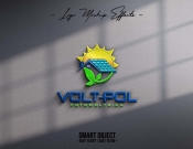 Projekt graficzny, nazwa firmy, tworzenie logo firm Logo Firmy Fotowoltaicznej - Voron 2021