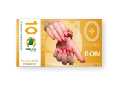 Projekt graficzny, nazwa firmy, tworzenie logo firm Bon/Voucher dla salonu paznokci - desigi