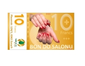 Projekt graficzny, nazwa firmy, tworzenie logo firm Bon/Voucher dla salonu paznokci - desigi