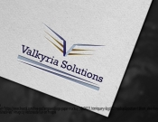 Projekt graficzny, nazwa firmy, tworzenie logo firm konkurs Valkyria Solutions - LogoDesignx