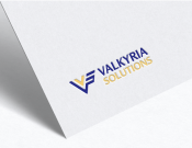 Projekt graficzny, nazwa firmy, tworzenie logo firm konkurs Valkyria Solutions - nebulaVision