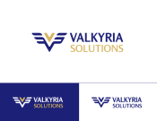 Projekt graficzny, nazwa firmy, tworzenie logo firm konkurs Valkyria Solutions - nebulaVision