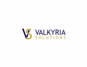 Projekt graficzny, nazwa firmy, tworzenie logo firm konkurs Valkyria Solutions - TurkusArt