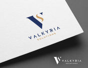 Projekt graficzny, nazwa firmy, tworzenie logo firm konkurs Valkyria Solutions - Blanker