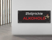 Projekt graficzny, nazwa firmy, tworzenie logo firm LOGO DLA SKLEPU Z ALKOHOLEM - malutka2021