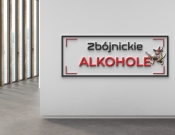 Projekt graficzny, nazwa firmy, tworzenie logo firm LOGO DLA SKLEPU Z ALKOHOLEM - malutka2021