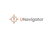 Projekt graficzny, nazwa firmy, tworzenie logo firm UNavigator - potencjał osobisty  - stone