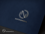Projekt graficzny, nazwa firmy, tworzenie logo firm OsteoNova - Blanker