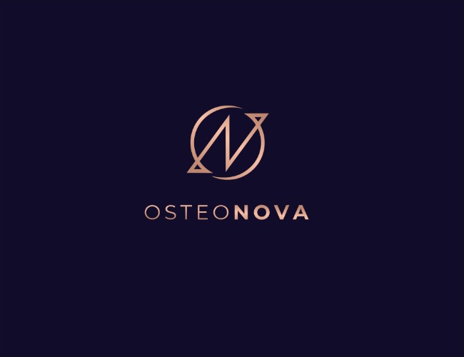 Projektowanie logo dla firm,  OsteoNova, logo firm - VandaL