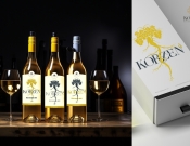 Projekt graficzny, nazwa firmy, tworzenie logo firm Etykieta na butelkę wina - Zalogowany