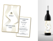 Projekt graficzny, nazwa firmy, tworzenie logo firm Etykieta na butelkę wina - casta