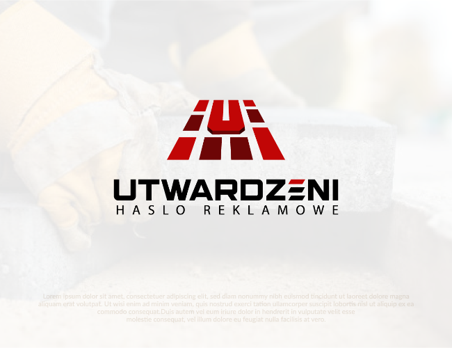 Projektowanie logo dla firm,  logo dla firmy brukarskiej, logo firm - Utwardzeni