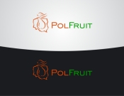 Projekt graficzny, nazwa firmy, tworzenie logo firm Logo firmy: PolFruit - OWOCE  - kreatom