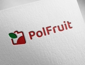 Projekt graficzny, nazwa firmy, tworzenie logo firm Logo firmy: PolFruit - OWOCE  - JEDNOSTKA  KREATYWNA