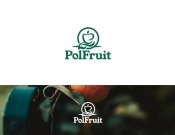 Projekt graficzny, nazwa firmy, tworzenie logo firm Logo firmy: PolFruit - OWOCE  - paukma